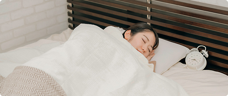 ストレス軽減と睡眠の質の向上